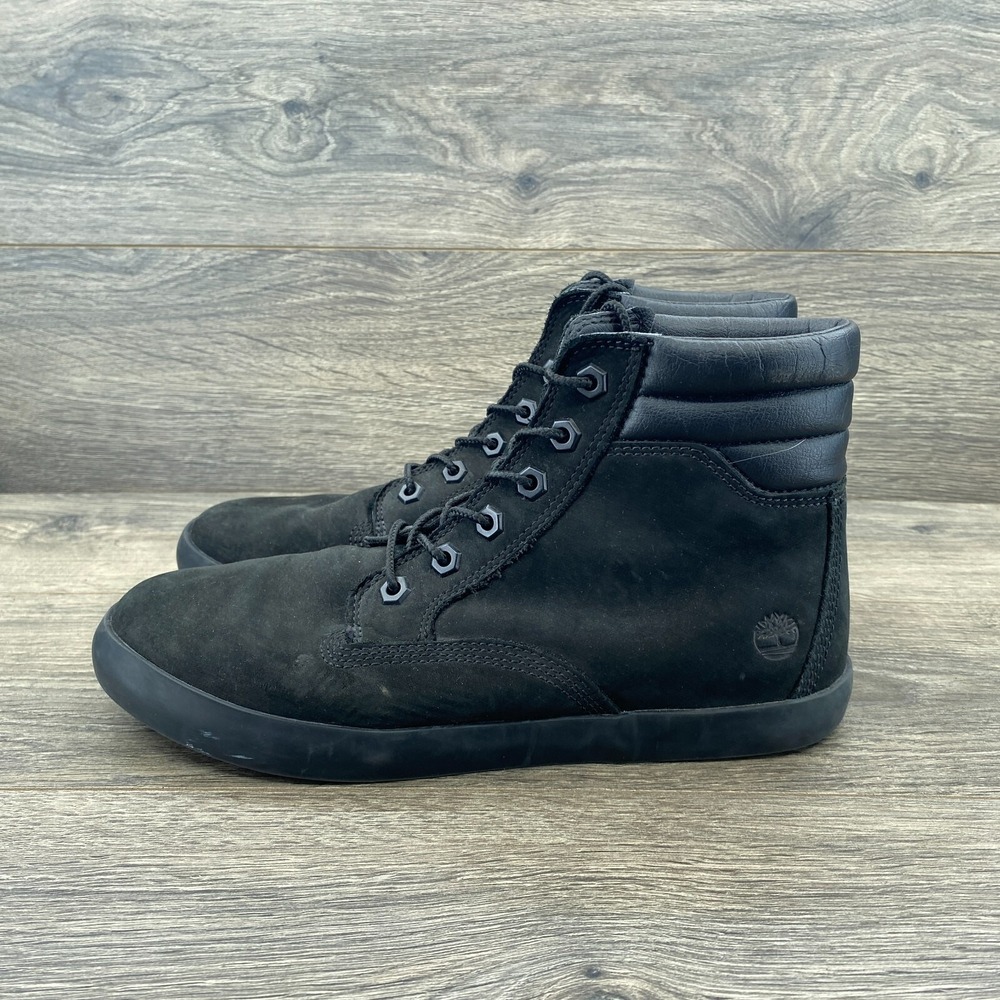 Timberland Dausette Women's A1KLO Nubuck Leather Ankle Lace Up Boot Size 8 Black
